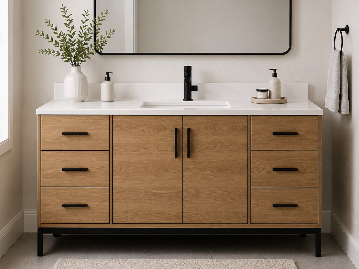 Vanité salle de bain — visuel d'illustration